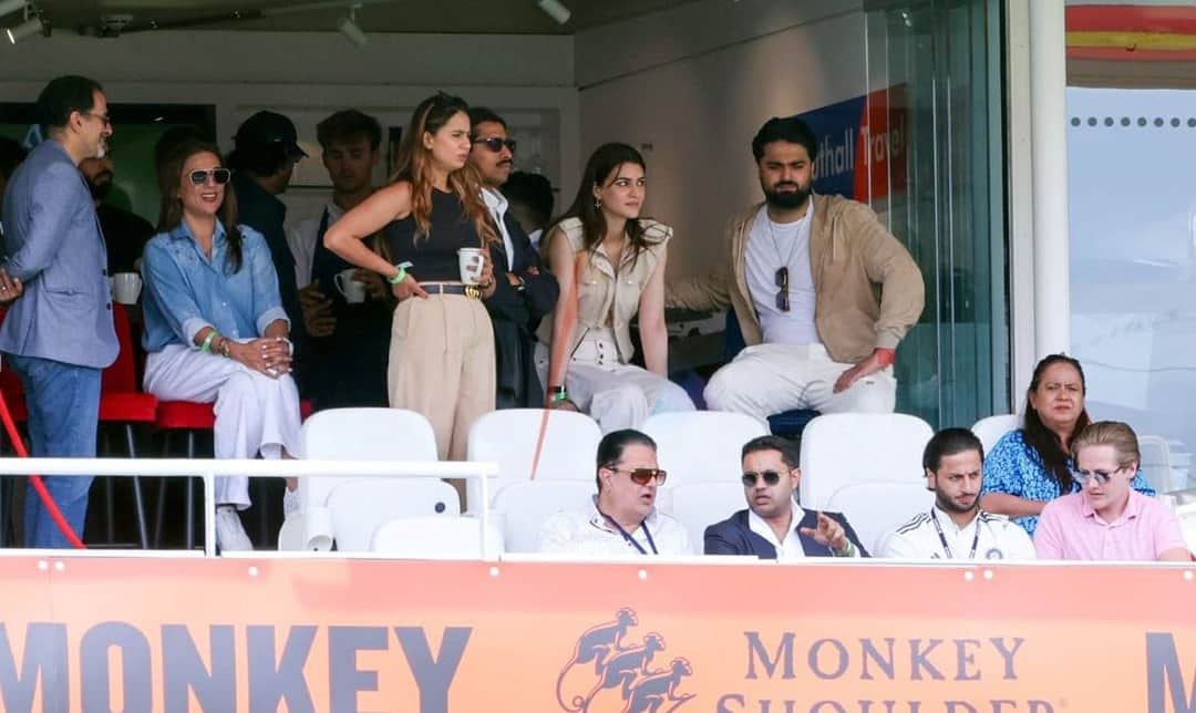 Kriti Sanon with boyfriend Kabir Bahia at Lord's